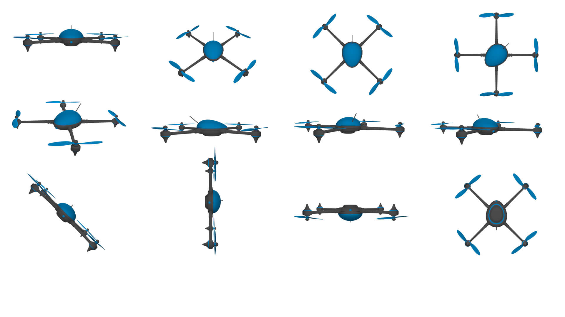 Sample of the video with drone rotations