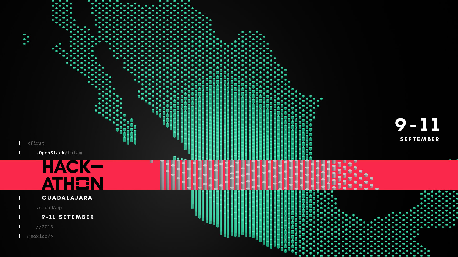 Full visual identity in black background