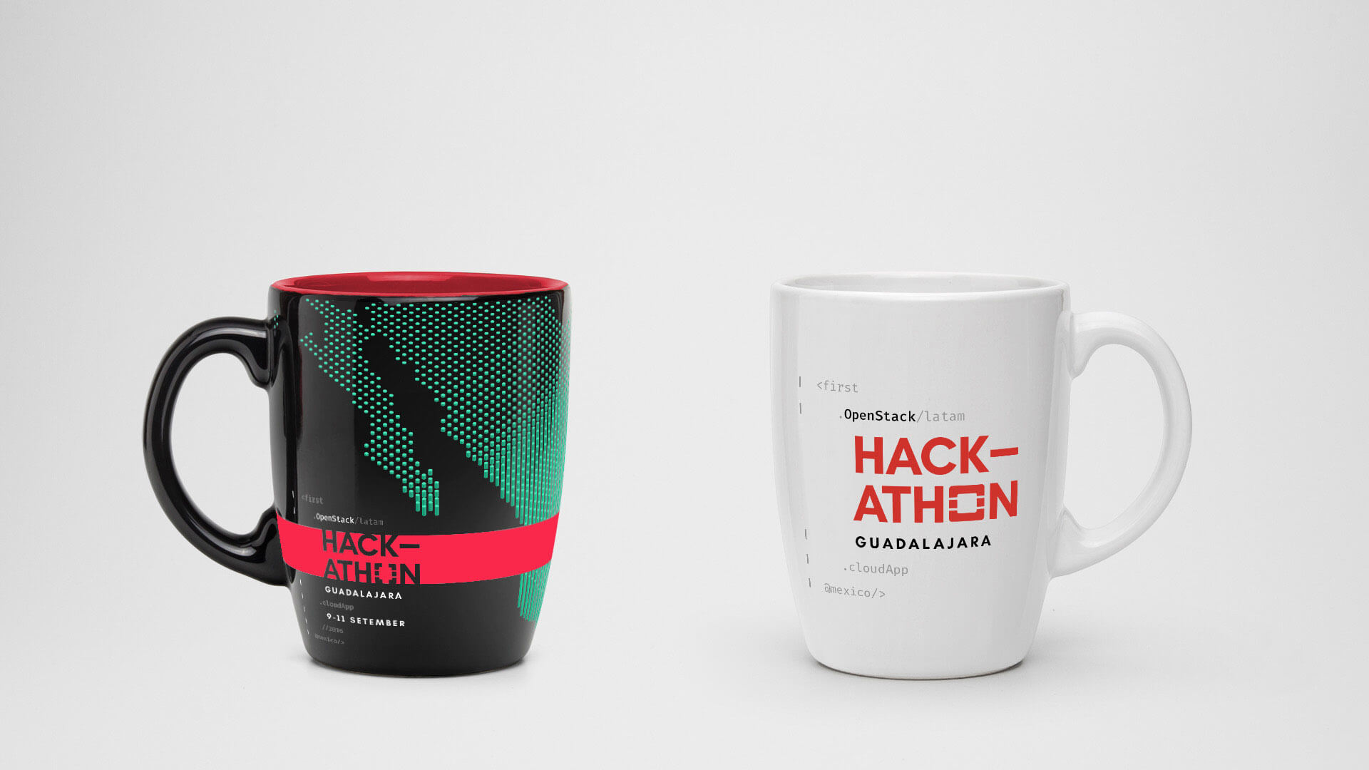 Branded mugs